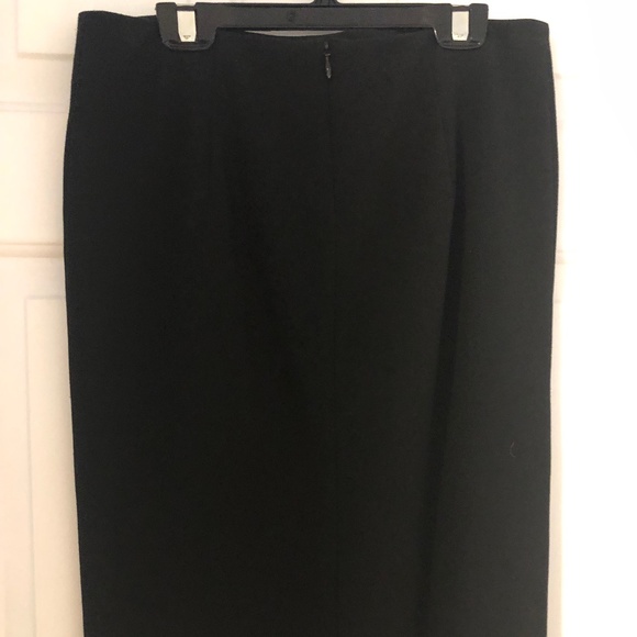 Talula Babaton Stretch Black High Slit Pencil Skirt - Picture 2 of 8